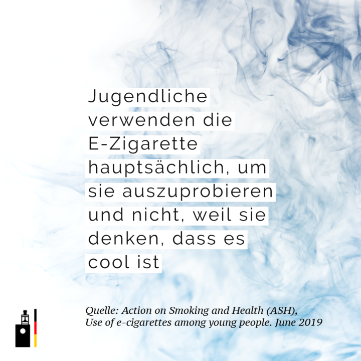 Action on Smoking and Health (ASH) · Gebrauch von E-Zigaretten unter Jugendlichen in Großbritannien 2019